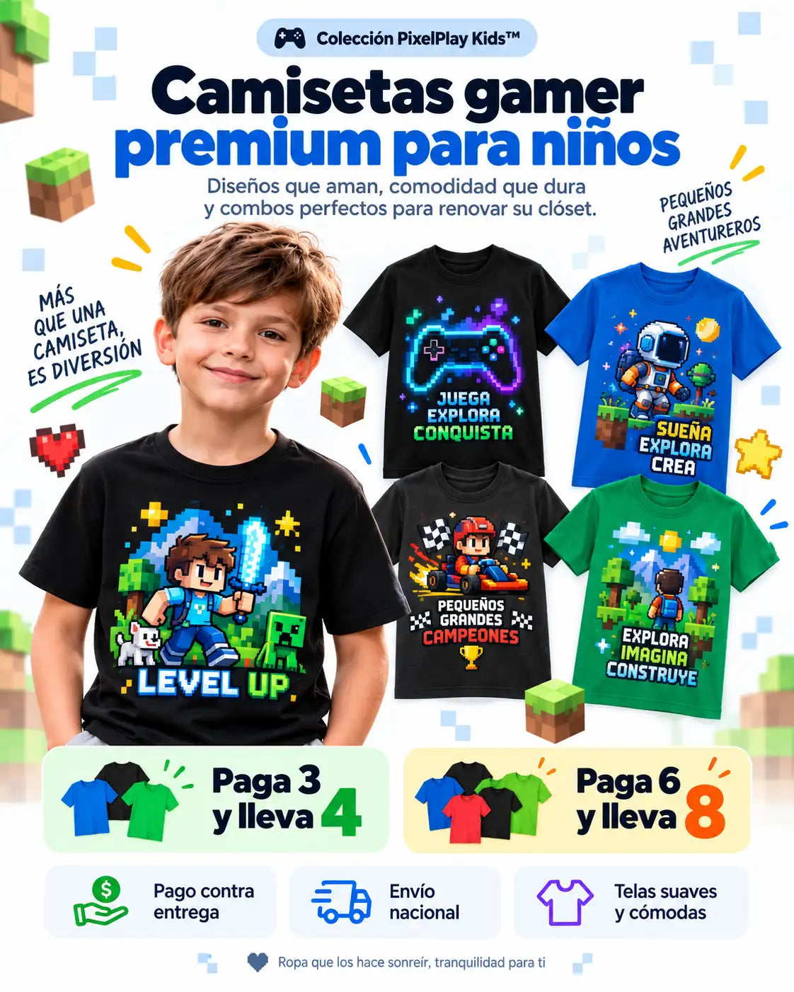 CAMISETA ESTAMPADA NIÑO