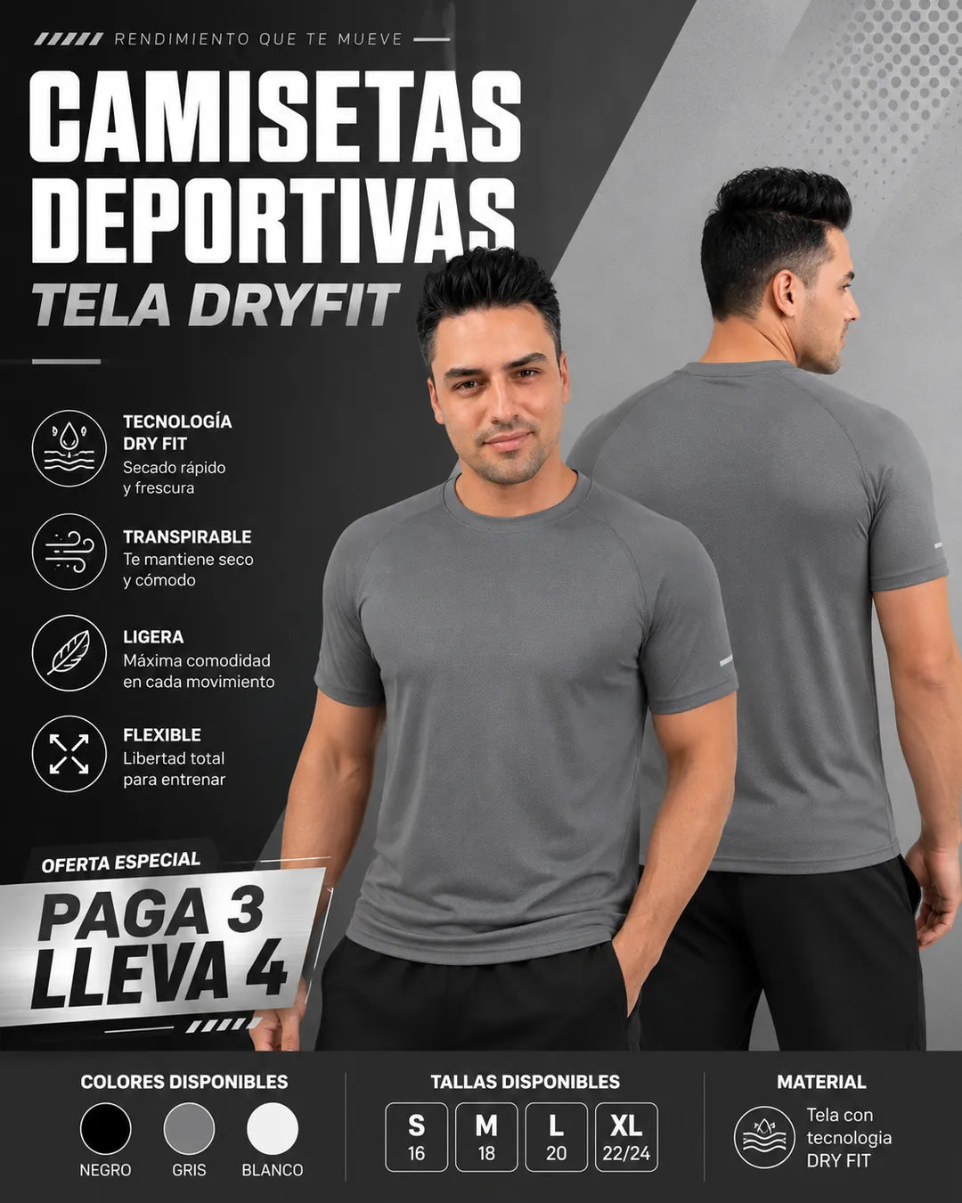 CAMISETAS DEPORTIVAS