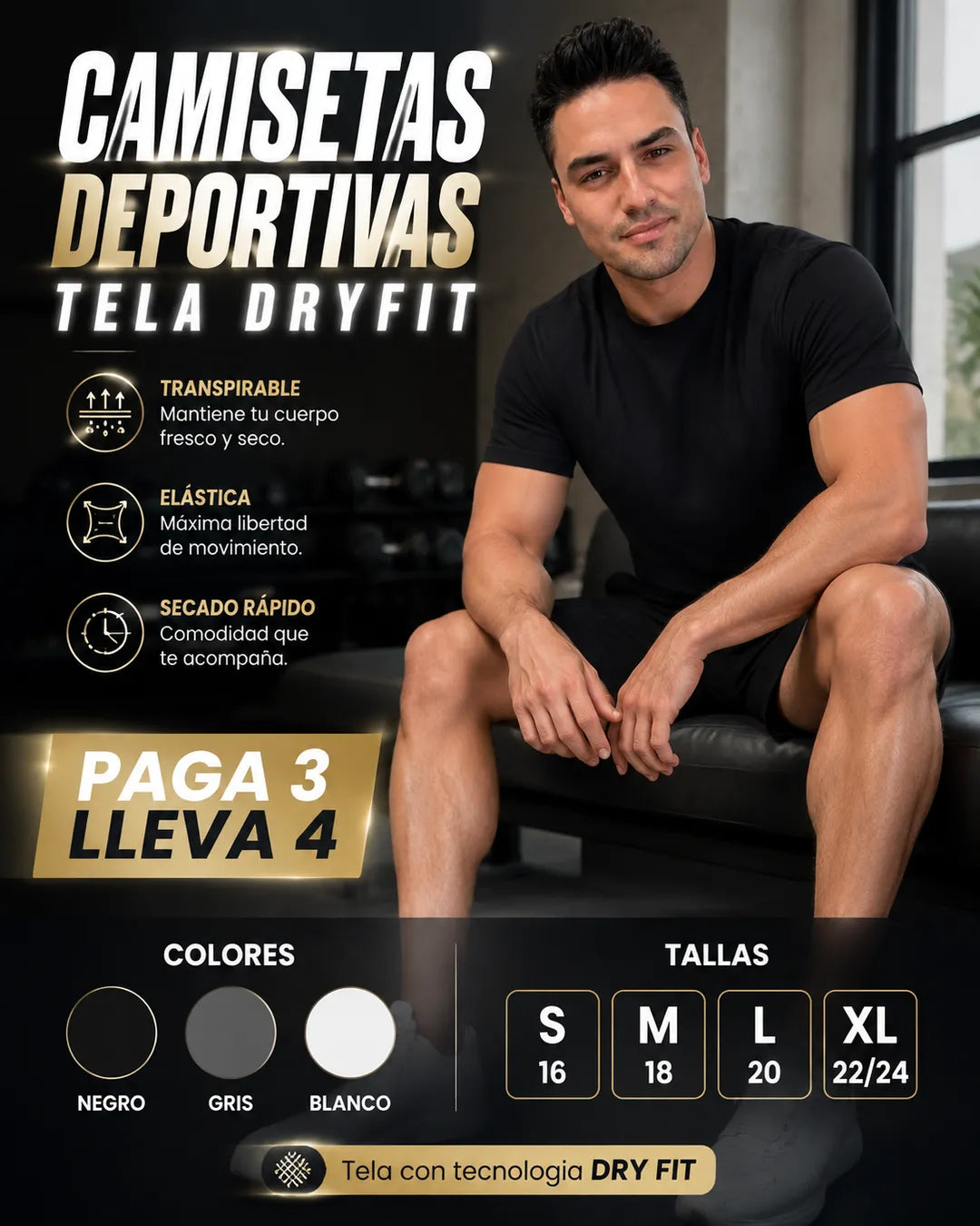 CAMISETAS DEPORTIVAS