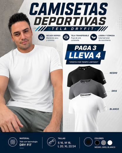 CAMISETAS DEPORTIVAS