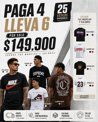 CAMISETAS SURTIDAS